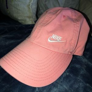 Pink nike hat